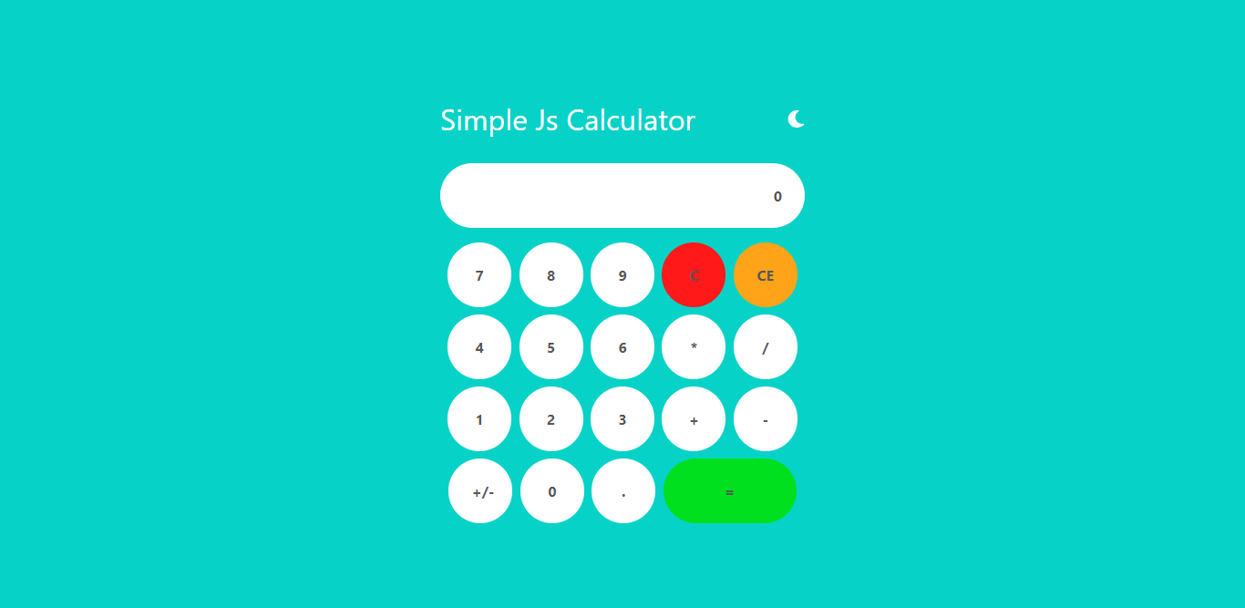 Js Simple Calculator